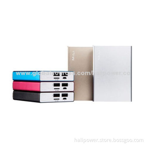 Metal case power bank for smartphone